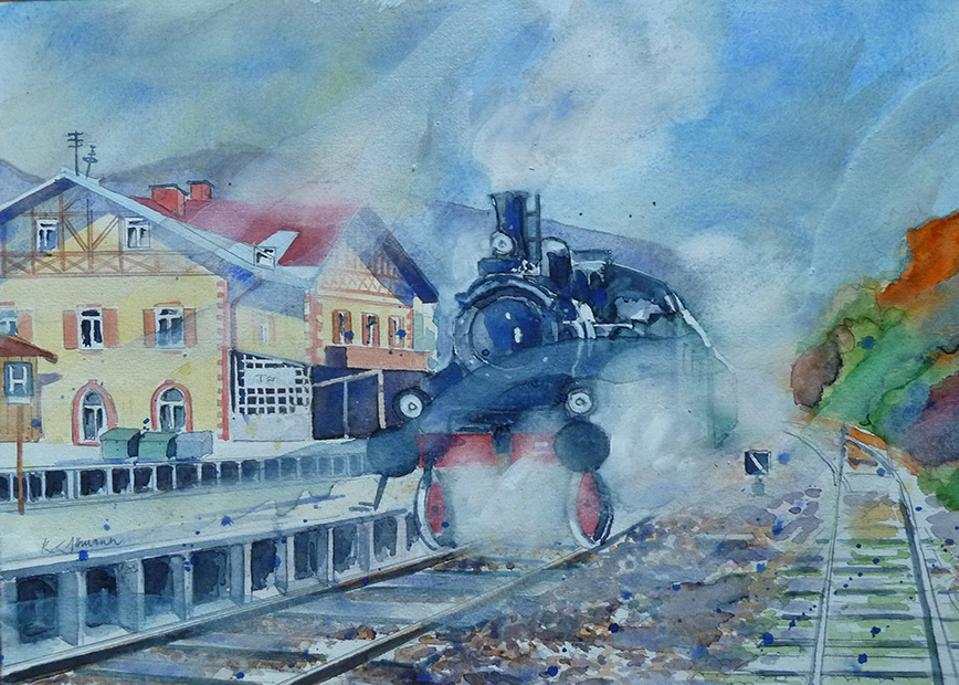 Copyright Klaus Altmann Aquarelle D-83700 Rottach-Egern - Dieses Bild ist urheberrechtlich geschtzt!