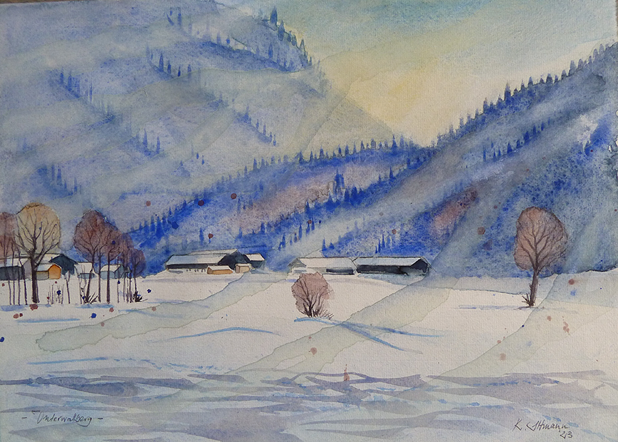 Copyright Klaus Altmann Aquarelle D-83700 Rottach-Egern - Dieses Bild ist urheberrechtlich geschtzt!