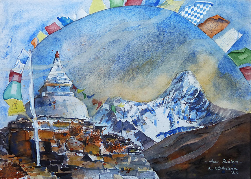 Copyright Klaus Altmann Aquarelle D-83700 Rottach-Egern - Dieses Bild ist urheberrechtlich geschtzt!