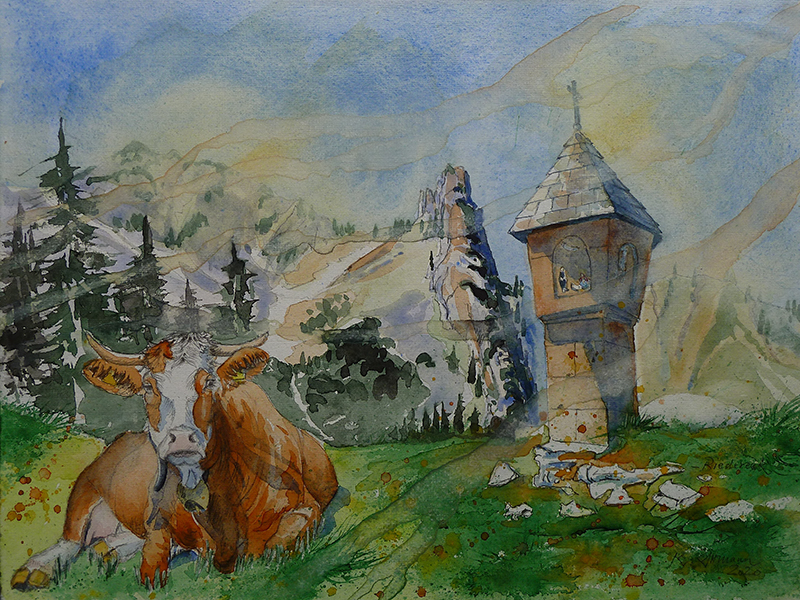 Copyright Klaus Altmann Aquarelle D-83700 Rottach-Egern - Dieses Bild ist urheberrechtlich geschtzt!