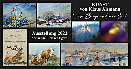 Copyright Klaus Altmann Aquarelle D-83700 Rottach-Egern - Dieses Bild ist urheberrechtlich geschtzt!