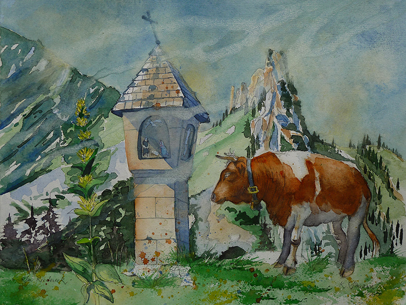 Copyright Klaus Altmann Aquarelle Rottach-Egern - Dieses Bild ist urheberrechtlich geschützt!