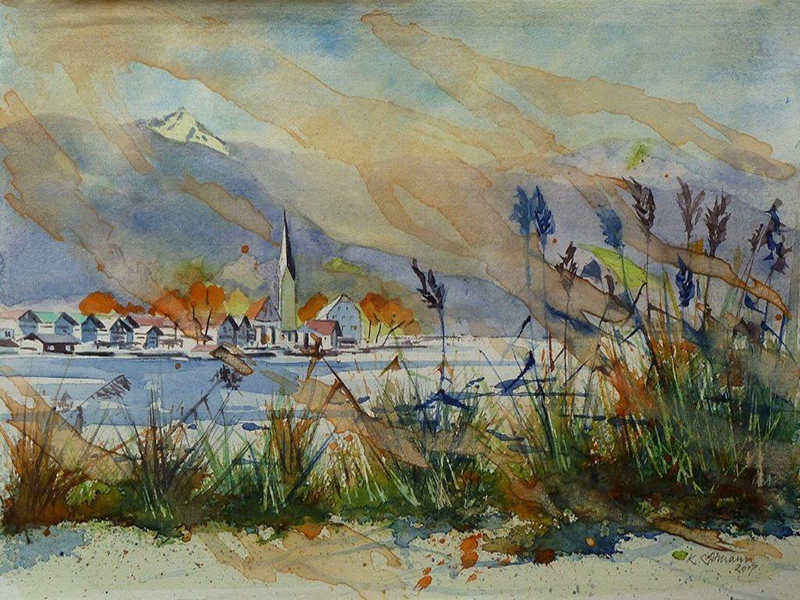 Copyright Klaus Altmann Aquarelle D-83700 Rottach-Egern - Dieses Bild ist urheberrechtlich geschützt!