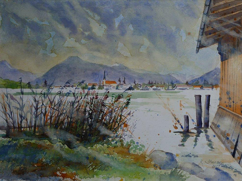 Copyright Klaus Altmann Aquarelle D-83700 Rottach-Egern - Dieses Bild ist urheberrechtlich geschützt!