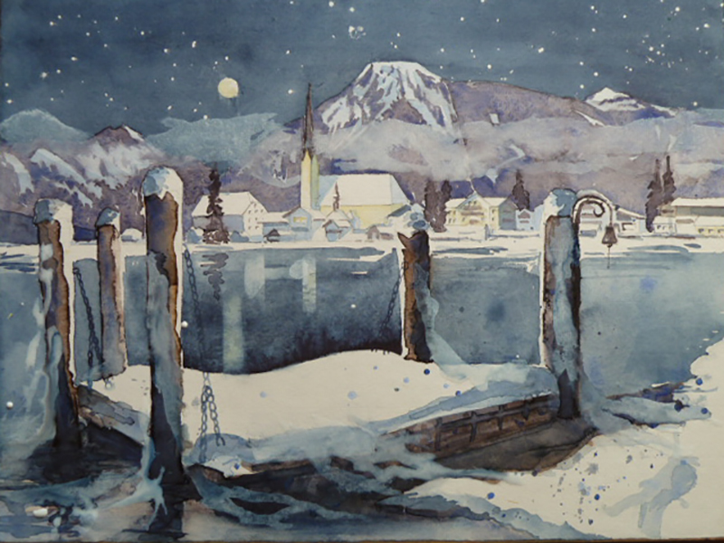 Copyright Klaus Altmann Aquarelle D-83700 Rottach-Egern - Dieses Bild ist urheberrechtlich geschützt!