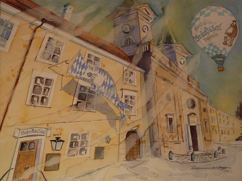 Copyright Klaus Altmann Aquarelle D-83700 Rottach-Egern - Dieses Bild ist urheberrechtlich geschtzt!